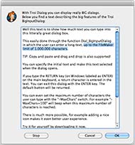 Big input dialog for FileMaker Pro 11